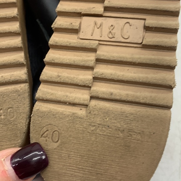 Anthropologie Musse & Cloud Kila Black Platform Sandals EU Size 40 MCS4990E - Picture 8 of 9